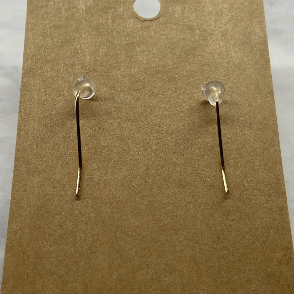 Handmade Cottagecore Earrings - Lemon Yellow Gnomes🍋 - Picture 5 of 6